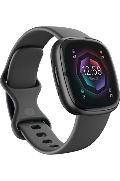 Fitbit ساعة ذكية متقدمة للصحة واللياقة البدنية من سينس 2