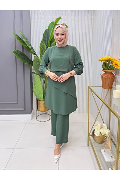 GK Zipper Detailed Tunic Set