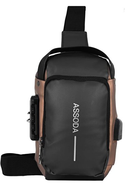 Assoda Asada Anti-Theft Shoulder and Back Bag with USB Charger Port, Adjustab...