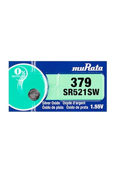 MURATA 1 Piece 379 Battery SR521SW 1.55V Silver Oxide