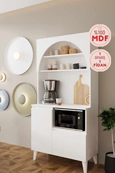 BALNEOM Pera 90 cm Mdf kahve köşesi