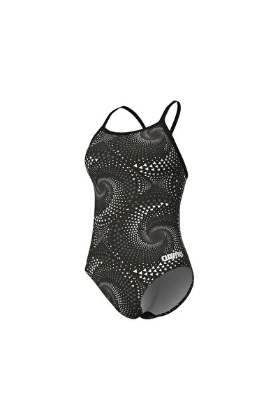 ARENA Women's Fireflow Swimsuit Lightdrop Back Black-Team Black