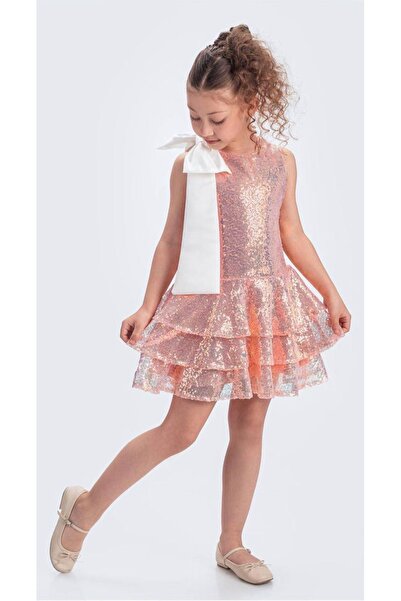 Baby Aden Φόρεμα για κορίτσια για πάρτι με σατέν κορδέλα και λεπτομέρειες από...