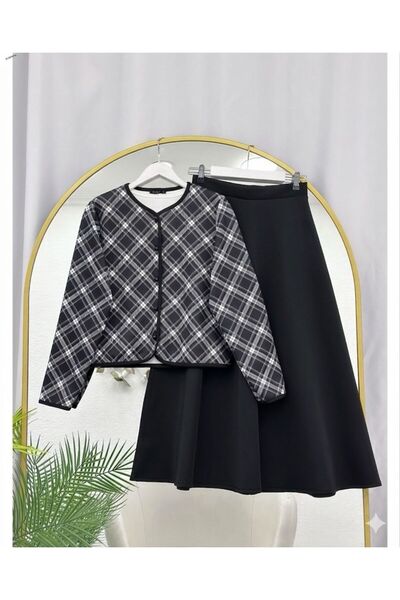 VOLT CLOTHİNG Square Detailed Ethnic Patterned Double Set