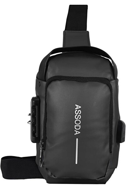 Assoda Asada Anti-Theft Shoulder and Back Bag with USB Charger Port, Adjustab...