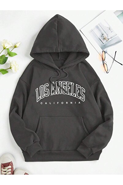 EYAX MODA Unisex Los Angeles Hooded Sweatshirt Eyaxx Sportwear Company