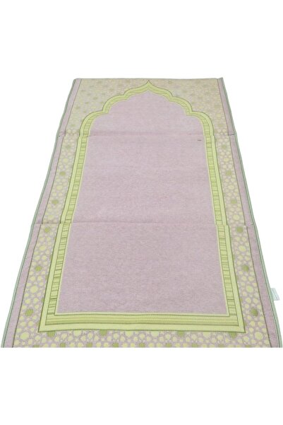 Yuwell YU WELL Foldable Prayer Mat with Back Support & Carrying Bag, 2-in-1 Prayer Rug 110×60CM Pink