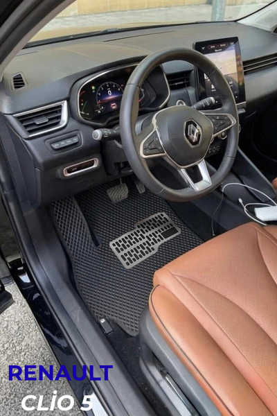 LEVVİA Renault Clio 5 Premium Hücreli Eva Paspas-Siyah