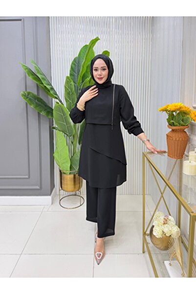 GK Zipper Detailed Tunic Set