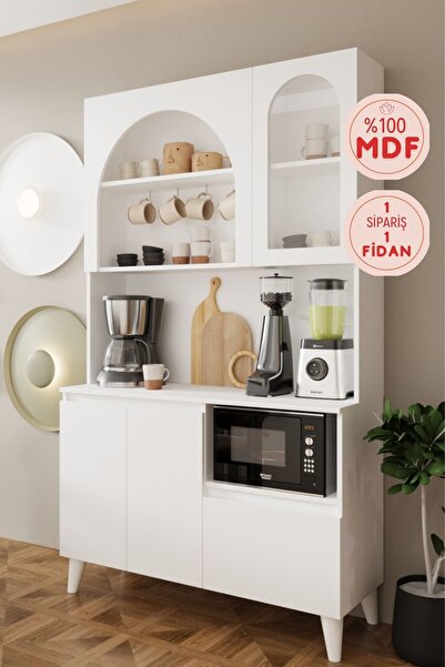 BALNEOM Pera 120 cm Mdf kahve köşesi