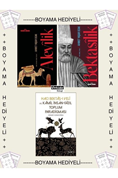 Timaş Yayınları Boyamalı Alevilik - Bektaşilik Hacı Bektaşı Veli ve Kamil İns...