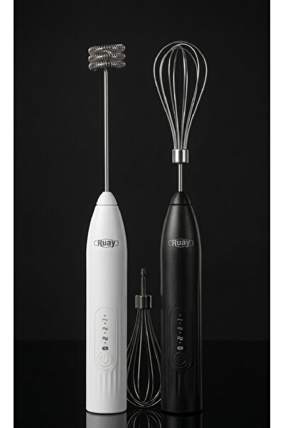 Primo Plus Electric Milk Frother and Egg Beater - Cordless with 3 Speeds and ...