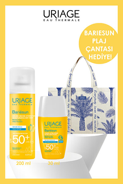 Uriage BARIESUN Ultra Hafif SPF50+ Güneş Kremi 30 ml + SPF50 + Vücut Spreyi 2...