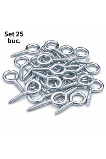 Mustash Set of 25 Eye Screws