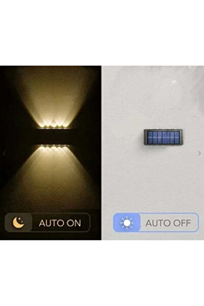 OEM Set of 8 Bidirectional Solar Lamps - 15 cm, 12 LEDs