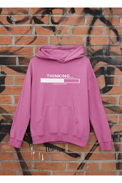 EYAX MODA Unisex Printed Hooded Sweatshirt