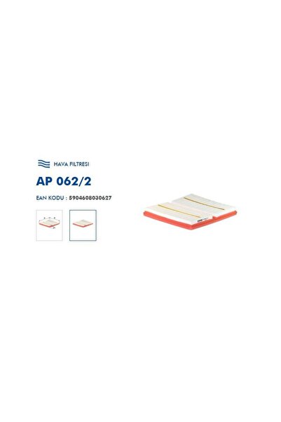 Filtron Ap062/2 Vag A1 A3 Q2 Cad4 Go7 Po5-6 Troc Touran 14- Air Filter
