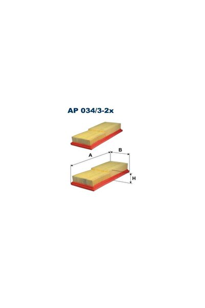 Filtron Ap034/3-2X M.Benz 170 Chrysler Crossfire 03- Air Filter