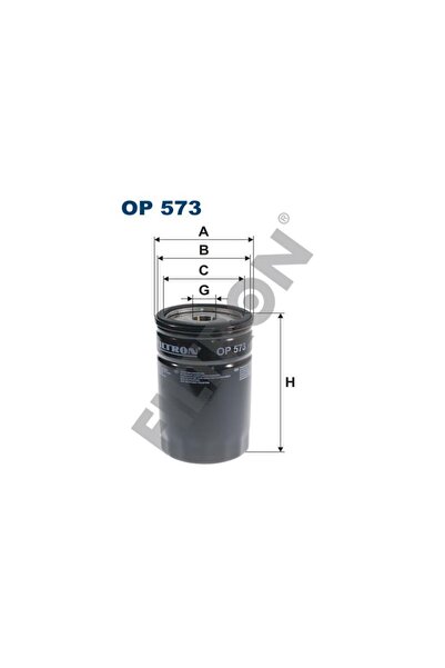 Filtron OP573 M.BENZ 107 124 126 129 201 82- فلتر الزيت