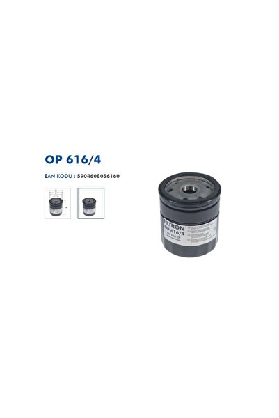 Filtron Op616/4 Vag A1 Ibiza4 Toledo4 Po5 14- Oil Filter