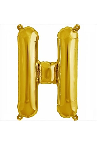 Shop Carnaval Balon din folie litera H, Culoare auriu, 41 cm, 1 buc.