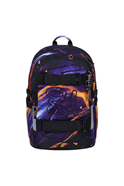 Baagl Rucsac școlar Skate Vibe, fete, ergonomic, suport skateboard, 25L, 43x2...