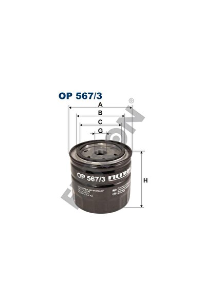Filtron Op567/3 Bobcat Cat Hitahci Kubota Nissan Rvi Volvo Vag Oil Filter