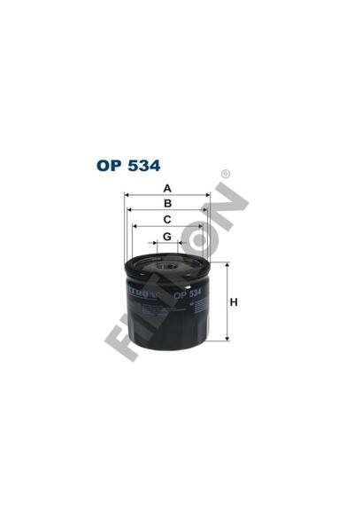 Filtron Op534 Benford Chery Cummins Jcb Komatsu Newholland Oil Filter