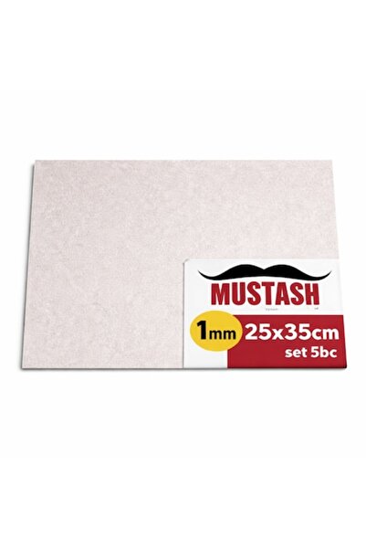 Mustash Carton pentru legare și pictură 25x35 cm B4 – 1mm, set de 5 bucăți