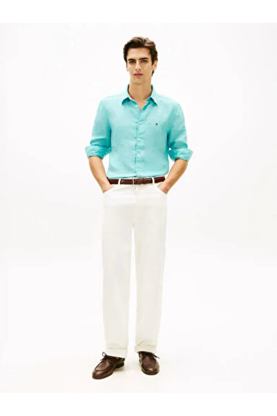Tommy Hilfiger Erkek TJM REG LINEN BLEND SHIRT EXT DM0DM22761-THL5Y