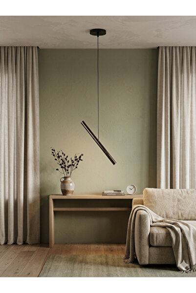 MEGLIO نجف مودرن اسود لون الانارة اصفر 5 واط مفرد