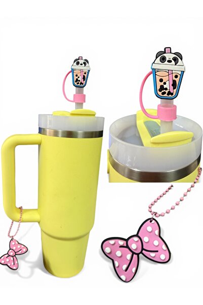 Buki'nin Atölyesi Termos uyumlu (10MM) Toz Geçirmez Quencher Pipet Tıpası Kap...