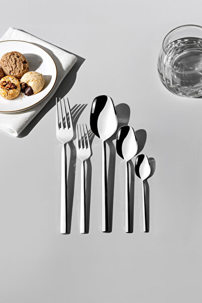 Nehir Lorenzo Sade 12-Person 60-Piece Boxed Cutlery Set