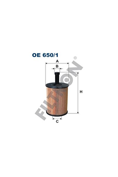 Filtron Oe650/1 Vag A2 A3 A4 A5 A6 Bo1 Cad3 Go4-5-6 Jet3-4 Pas Po3-4 T4 T5 97...