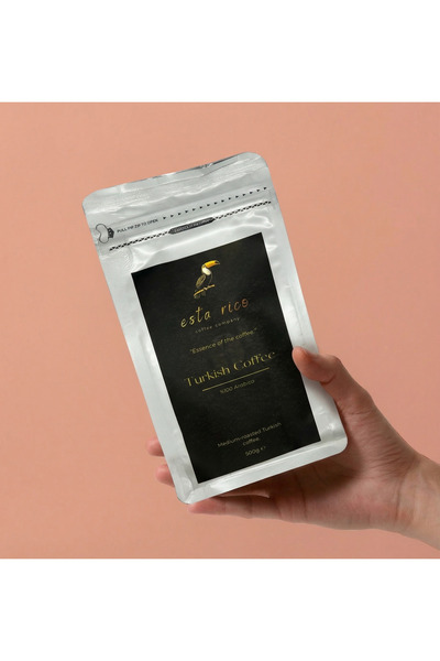 500g %100 Arabica Türk Kahvesi – Orta Kavrulmuş, Yoğun Aromalı Öğütülmüş Kahve