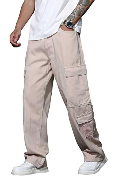 OEM Lightweight men's cargo khaki pants, wear-resistant, XL