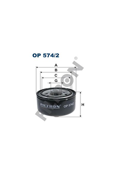 Filtron Op574/2 Vag Lt28 35 46 97- Oil Filter