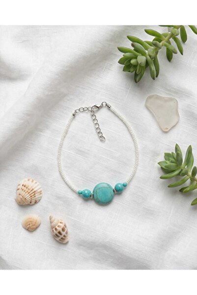 Dodemert Home Sand Beaded Blue Beaded Foot Jewelry & Anklet