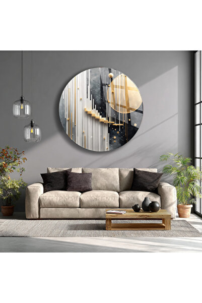 TAULART ΠΡΑΓΜΑΤΙΚΟ ΑΝΕΞΙΤΤΟΝΙΜΟ ΓΥΑΛΙΝΟ ΤΡΑΠΕΖΙ ΣΤΡΟΓΓΥΛΟ ΑΦΗΡΗΜΕΝΟ ΓΕΩΜΕΤΡΙΚ...