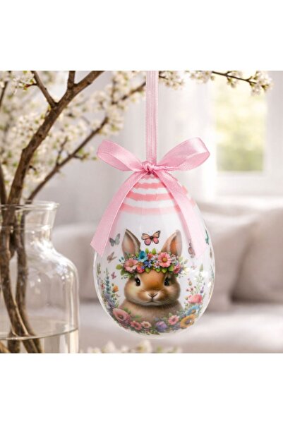 ZanaCasei Decorațiune ou albă 10cm