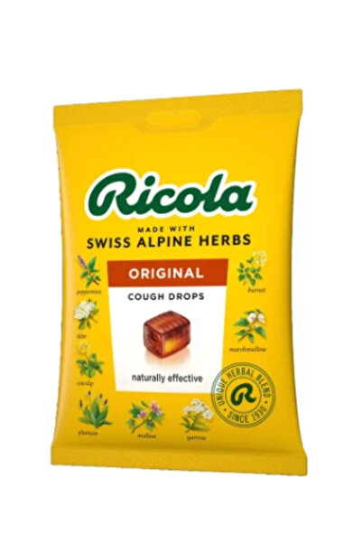 Ricola Made Wıth Swiss Alpıne Herbs Orıgınal Drops Naturally Effective 75 gr