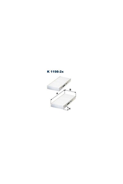 Filtron K1198-2X Honda Cr-V Civic Fr-V 01- Pollen Filter