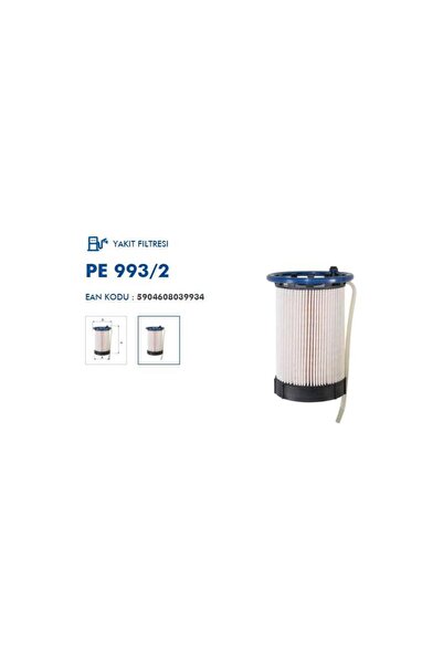 Filtron PE993/2 VAG A3 Q2 Q3 CAD5 GO7-8 JET4 PAS TROC 12- فلتر الوقود