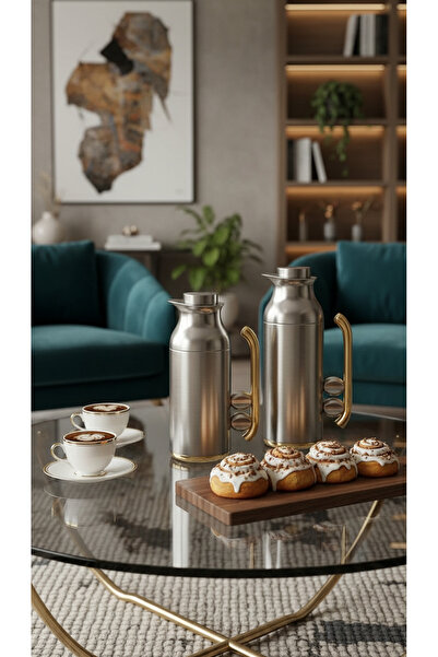 Generic 1 liter/750ml tea and coffee thermos set