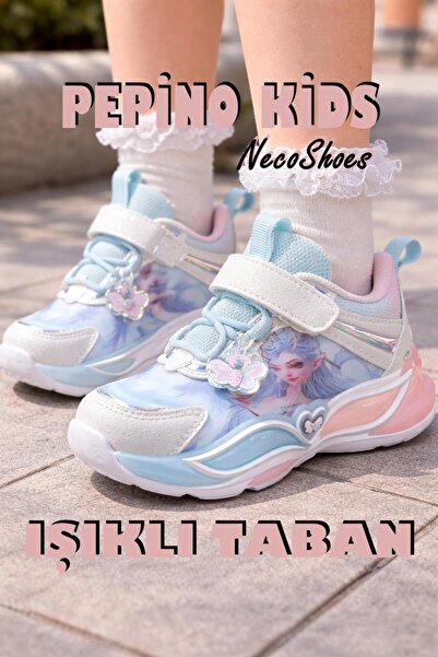 pepino Yansimali Illustrated Girls' Lighted Sports Shoes, Comfortable Fit, St...