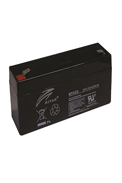 Ritar Baterie plumb-acid VRLA AGM de 6V - 3.2Ah