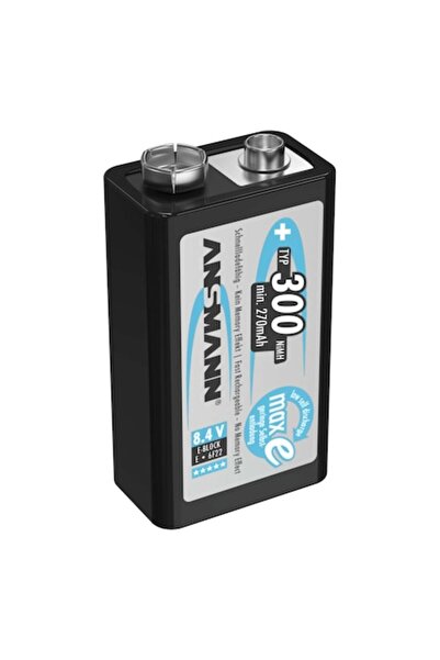ANSMANN Acumulator maxE NiMH 9V 300 mAh