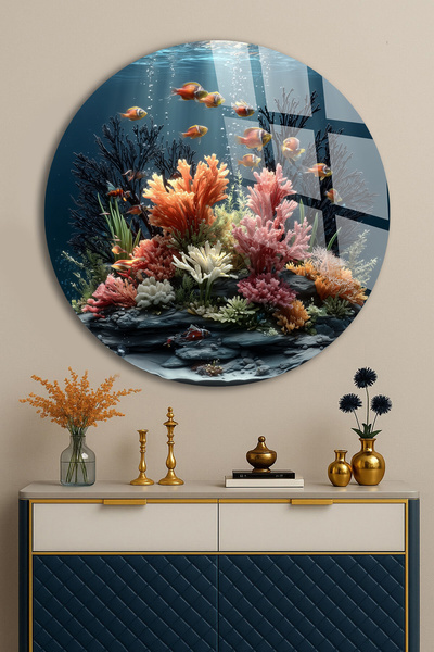 TAULART ΠΡΑΓΜΑΤΙΚΟ ΑΝΕΦΛΕΚΤΟΜΕΝΟ ΓΥΑΛΙΝΟ ΤΡΑΠΕΖΙ ΣΤΡΟΓΓΥΛΟ ΚΑΛΛΙΤΕΧΝΙΚΟ ΔΩΡΟ ...