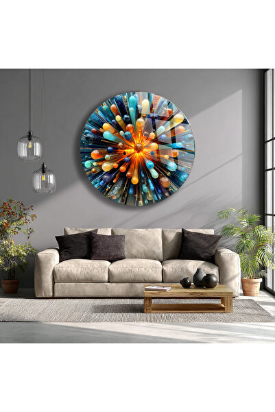 TAULART ΠΡΑΓΜΑΤΙΚΟ ΑΔΙΑΦΡΑΓΝΟΜΕΝΟ ΓΥΑΛΙΝΟ ΤΡΑΠΕΖΙ ΣΤΡΟΓΓΥΛΟ ΚΟΣΜΙΚΗΣ ΕΚΡΗΚΤΙΚ...