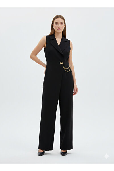 Ekol Broş Ve Zincir Aksesuarlı Tulum 6442